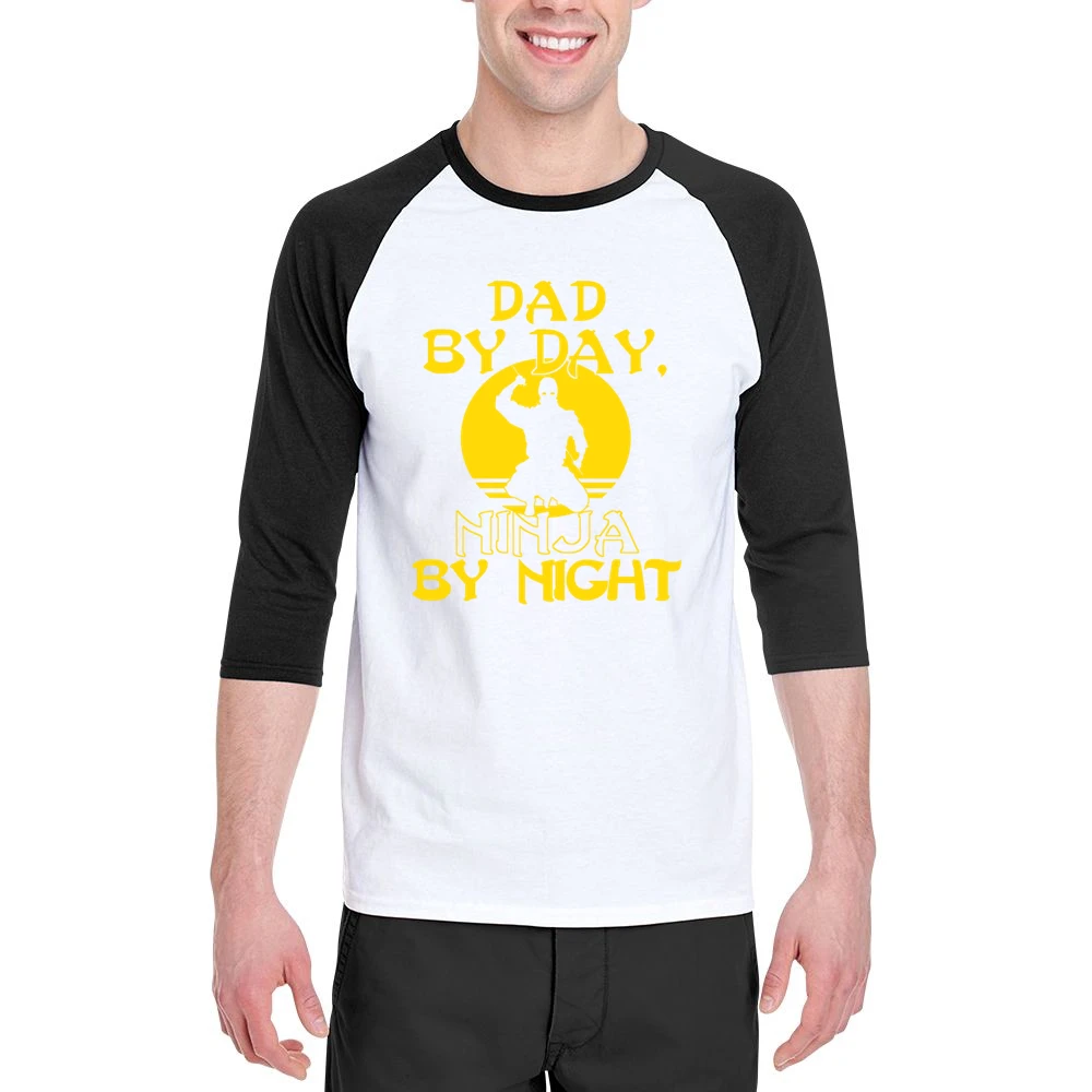 Dad By Day Ninja By Night Tshirt (all Styles And Colors Available) Men 3/4 Sleeve T-Shirt