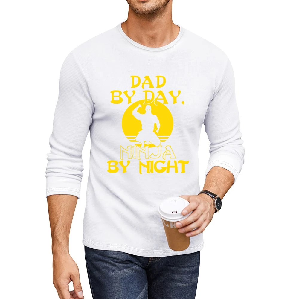 Dad By Day Ninja By Night Tshirt (all Styles And Colors Available) Men CrewNeck Long Sleeve T-Shirt