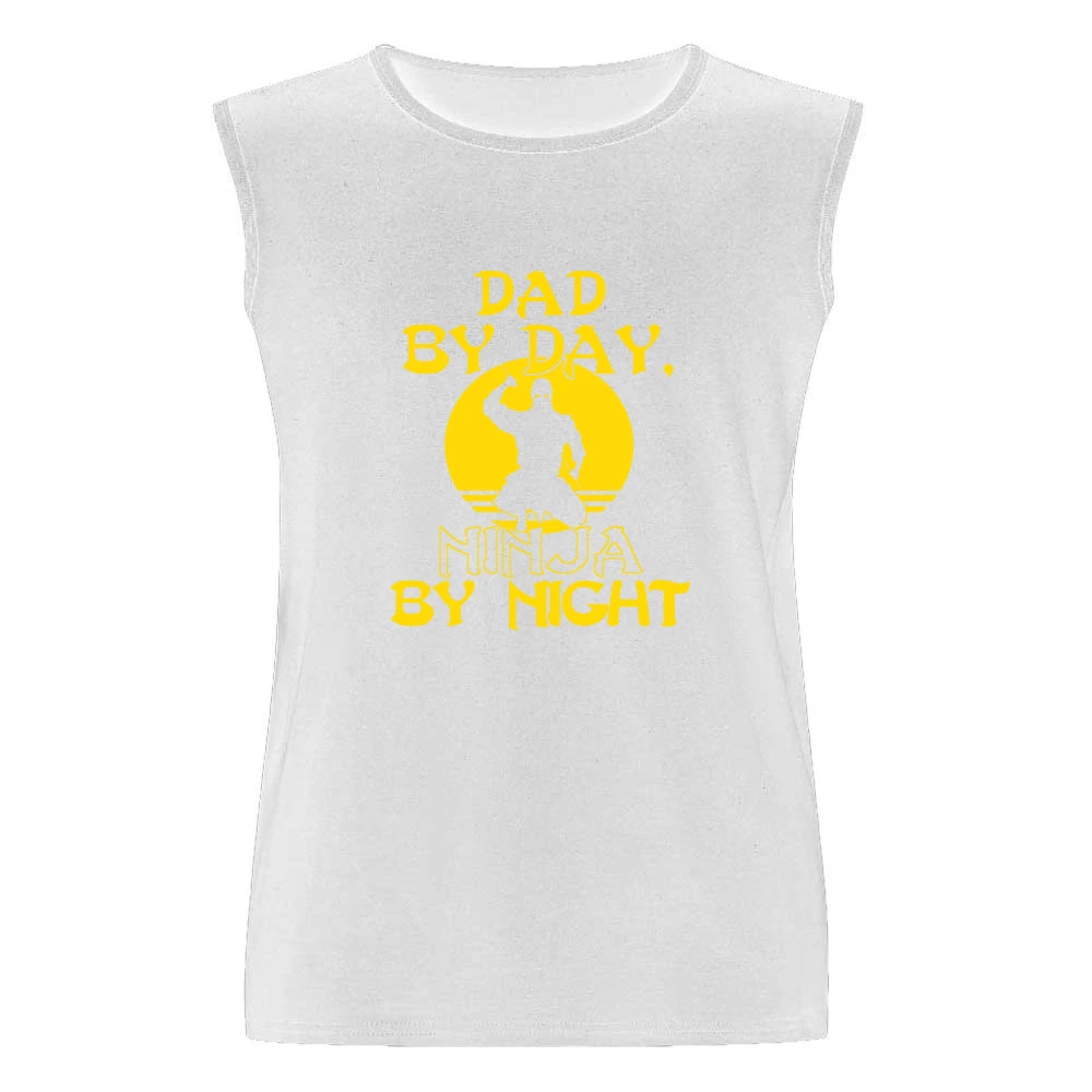 Dad By Day Ninja By Night Tshirt (all Styles And Colors Available) Men Sleeveless T-Shirt