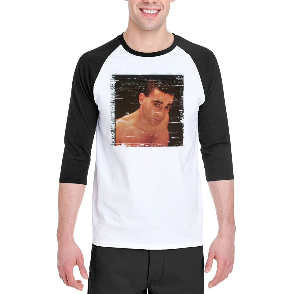 Daf Alles Ist Gut Album Cover Distressed Image Men 3/4 Sleeve T-Shirt
