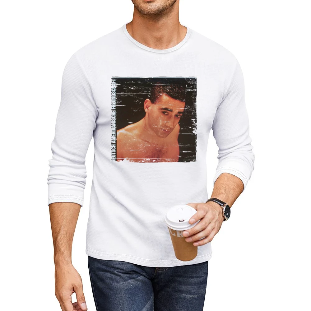 Daf Alles Ist Gut Album Cover Distressed Image Men CrewNeck Long Sleeve T-Shirt