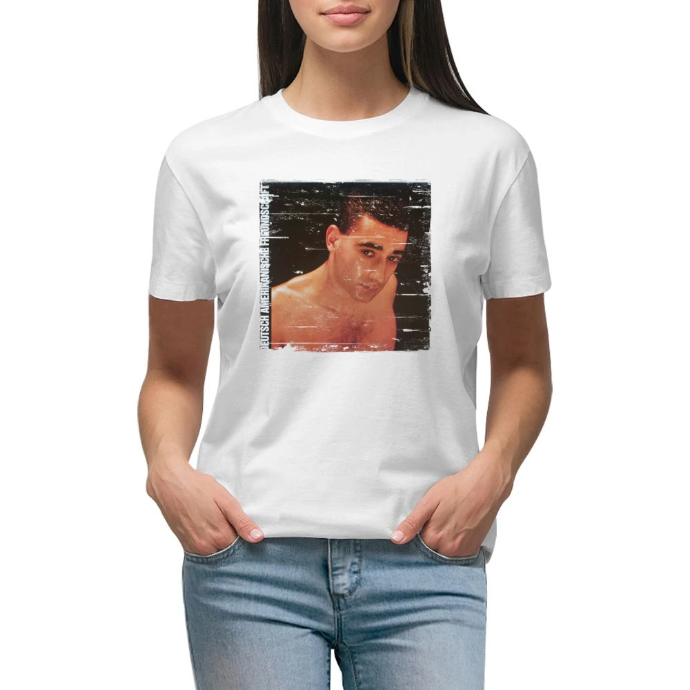 Daf Alles Ist Gut Album Cover Distressed Image Premium Women Ladies T-shirt