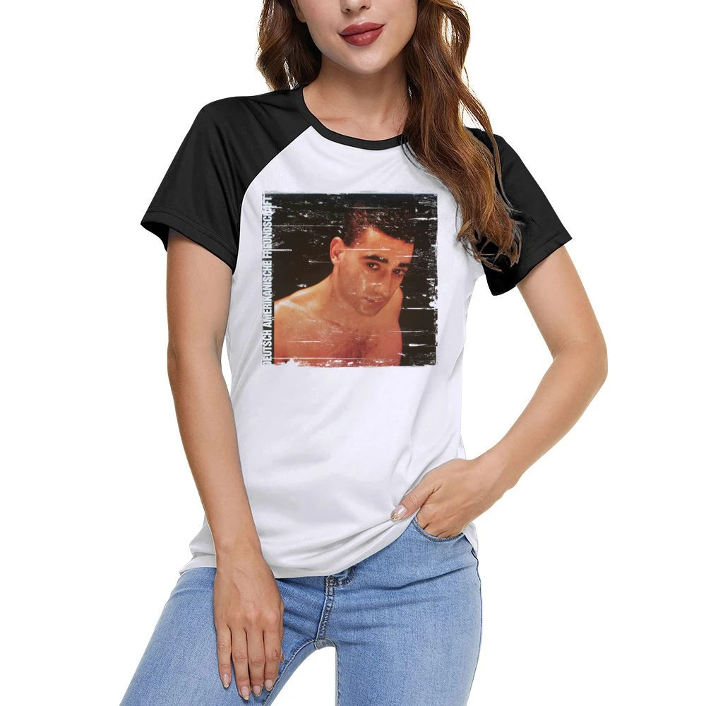 Daf Alles Ist Gut Album Cover Distressed Image Women Ladies Short Sleeve T-Shirt