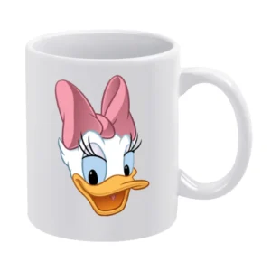 Daisy Duck Fun Popular Vintage Disney Cartoon Character Graphic T Shir White Mug