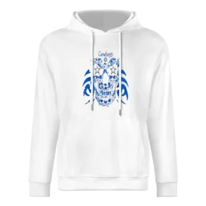 Dallas Cowboys Skull Nfl Tshirt European Size Men Hoodie