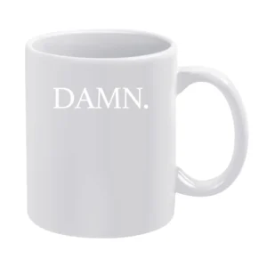 Damn Classic Kendrick Lamar Popular Celebrity Music Album Graphic Tee White Mug