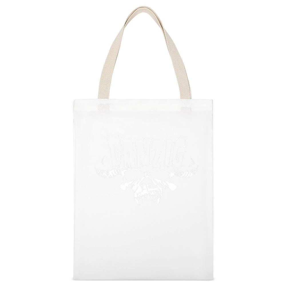 Danzig American heavy metal band White Canvas Tote Shopping Bag