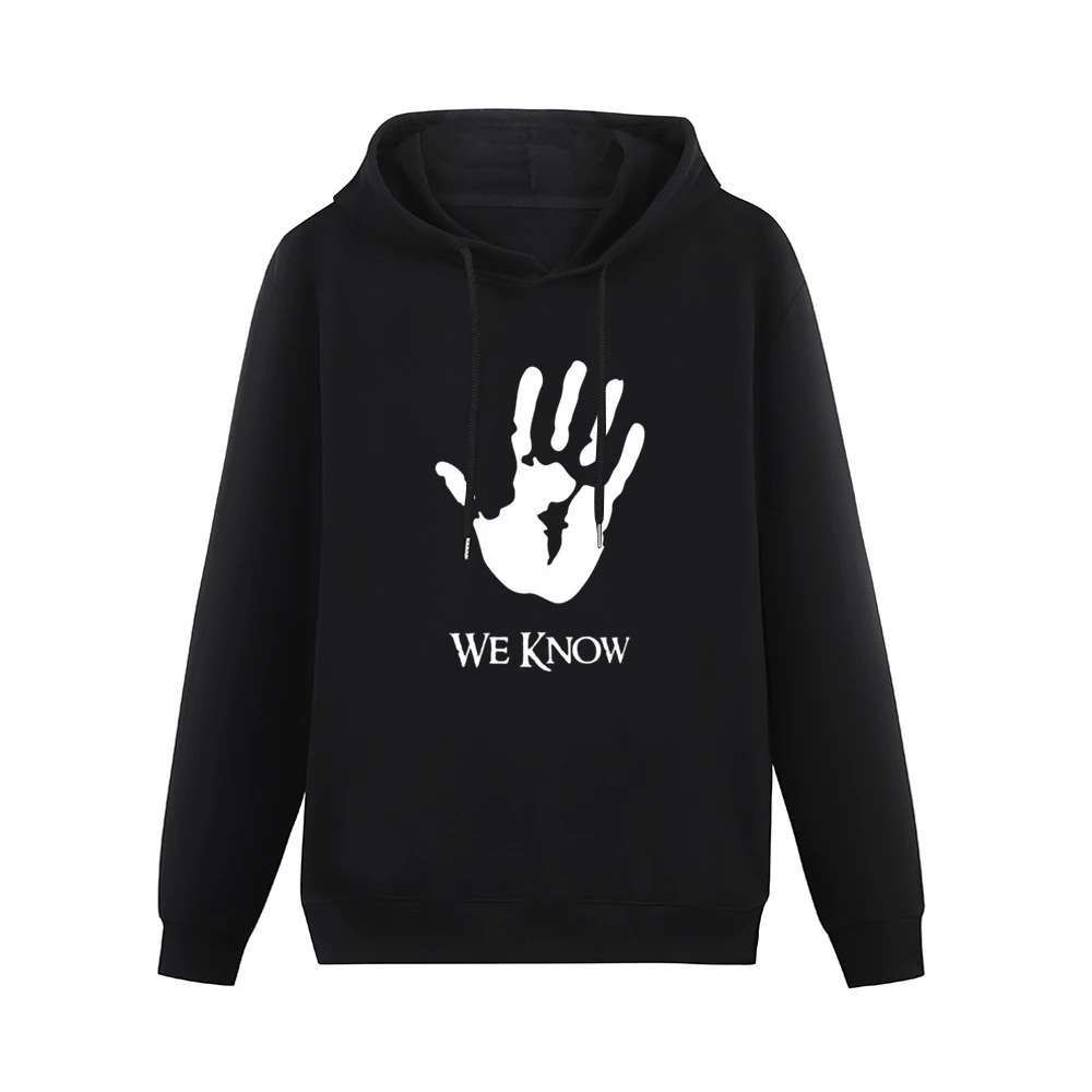 Dark Brotherhood we know hand palm Men Hoodie Without Pocket