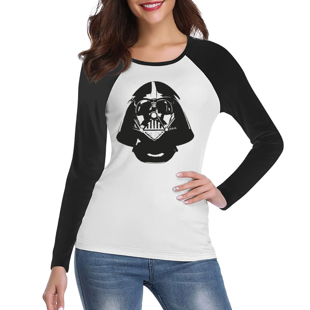 Darth Vader Anakin Skywalker character of the Star Wars saga Women Ladies Long Sleeve T-Shirt