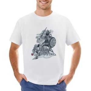 David versus Goliath Angry birds edition funny parody Asian Size Men T-Shirt