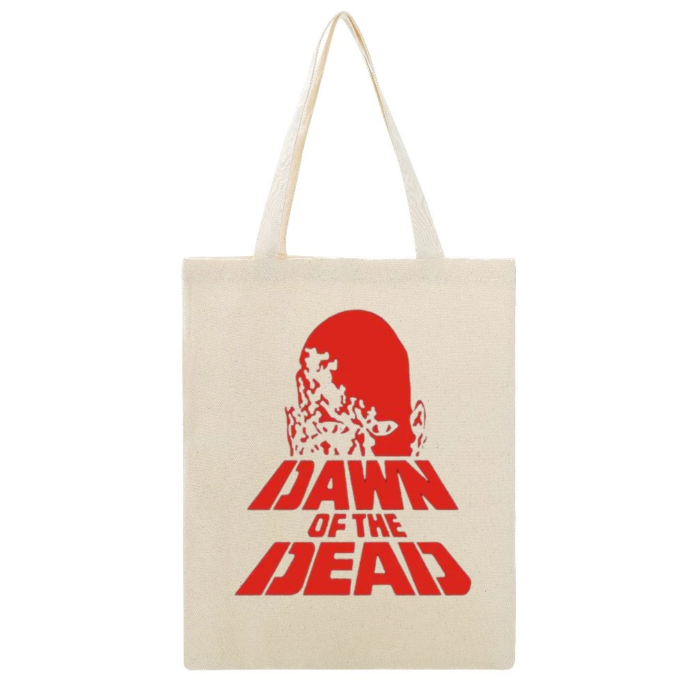 Dawn of the Dead Tshirt Beige Canvas Tote Shopping Bag