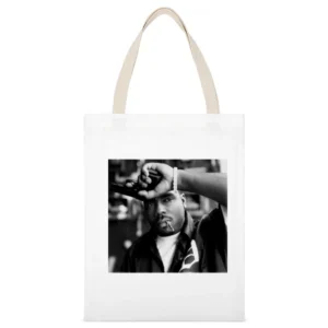Daz Dillinger White Canvas Tote Shopping Bag