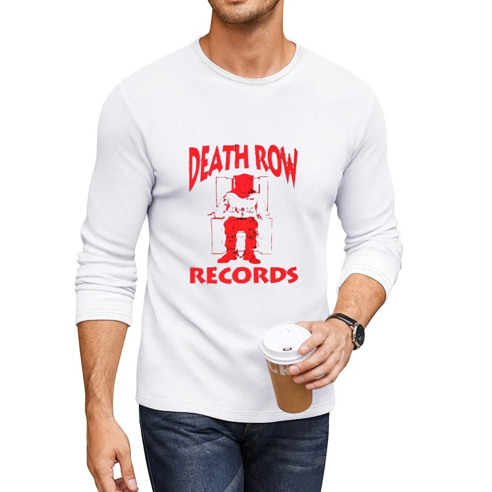 Death Row Records Men CrewNeck Long Sleeve T-Shirt