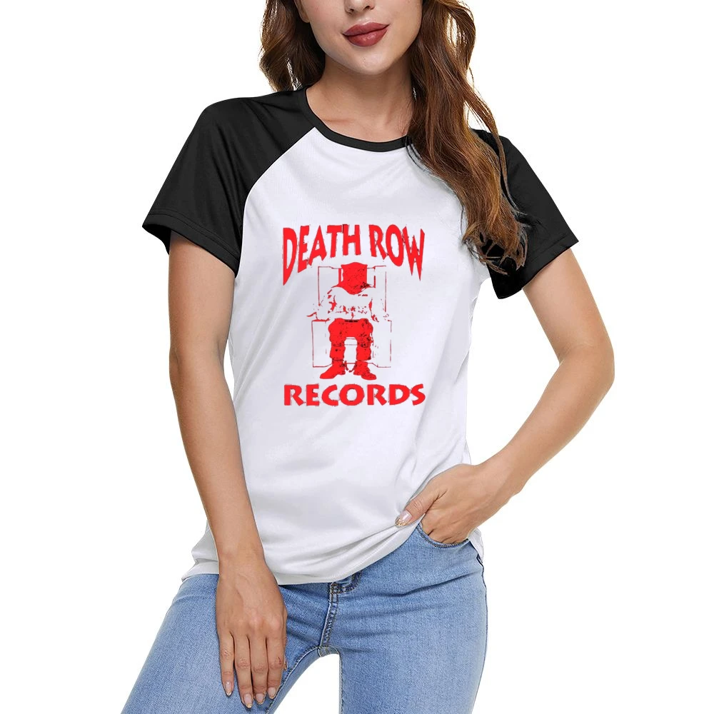 Death Row Records Women Ladies Short Sleeve T-Shirt
