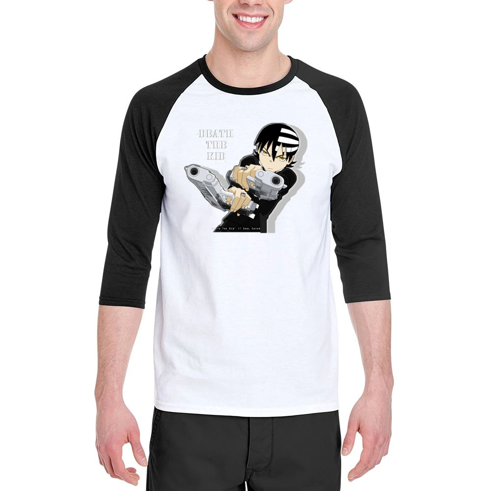 Death The Kid dtk Soul eater manga games Men 3/4 Sleeve T-Shirt