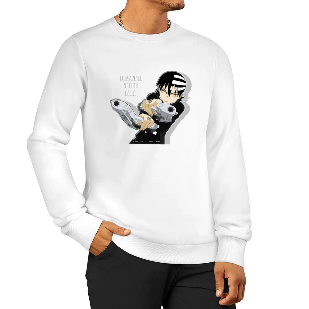 Death The Kid dtk Soul eater manga games Men Pullover Sweatshirt