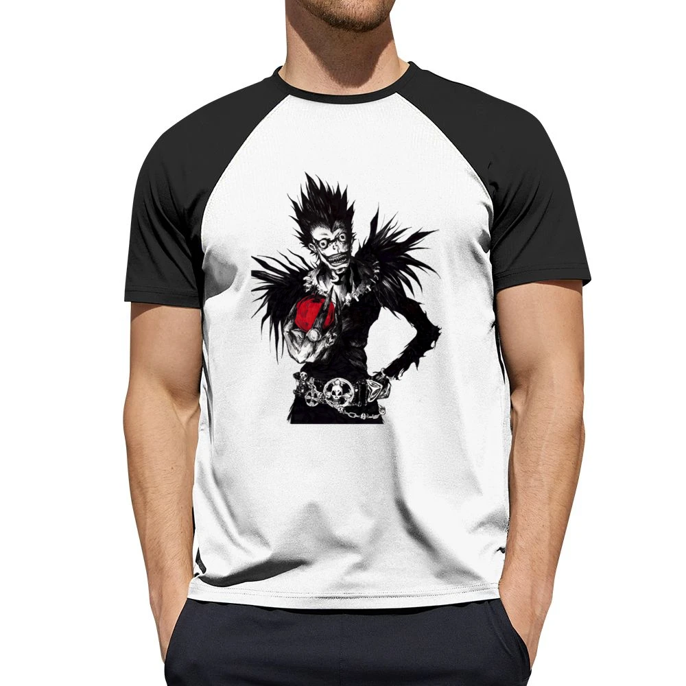 Death slayer god reaper Shinigami Ryuuk with an apple Death Note manga Men Short Sleeve T-Shirt