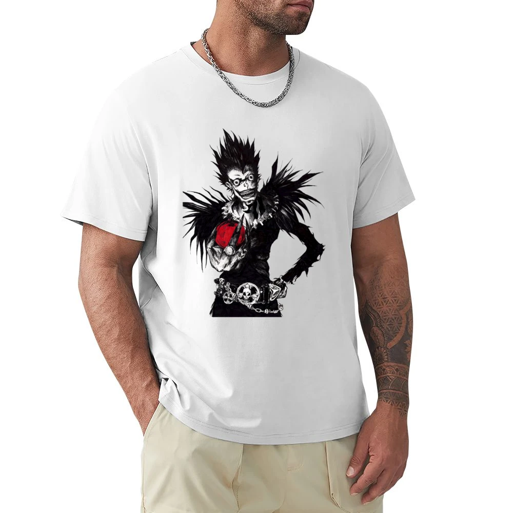 Death slayer god reaper Shinigami Ryuuk with an apple Death Note manga Premium Men T-shirt