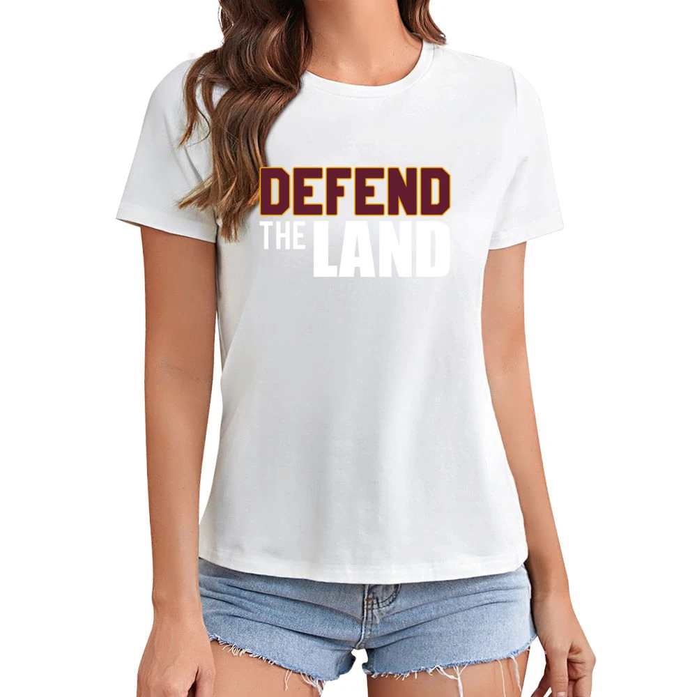 Defend The Land Black Out Cleveland Cavs Ohio Basketball Graphic Fan T Asian Size Women Ladies T-shirt