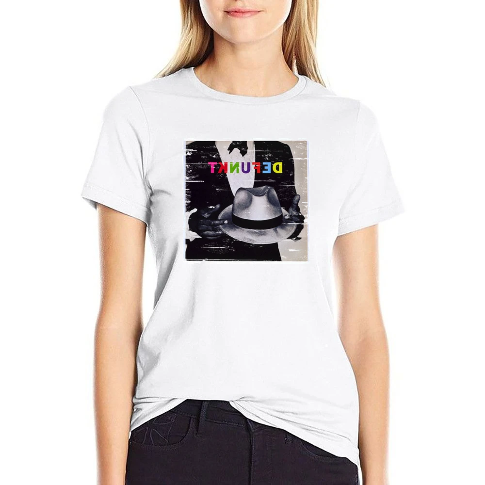 Defunkt Defunkt Album Cover Distressed Image US Size Women Ladies T-shirt