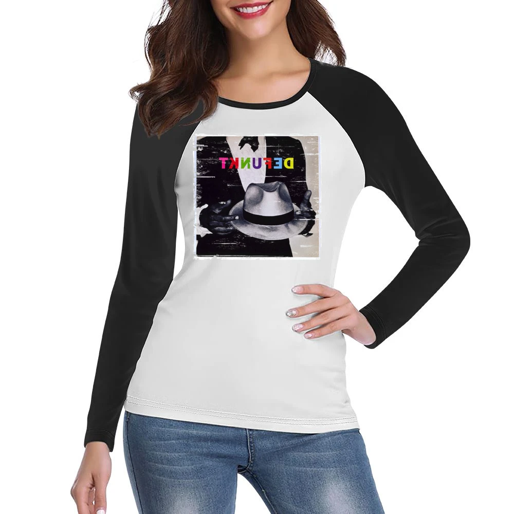 Defunkt Defunkt Album Cover Distressed Image Women Ladies Long Sleeve T-Shirt