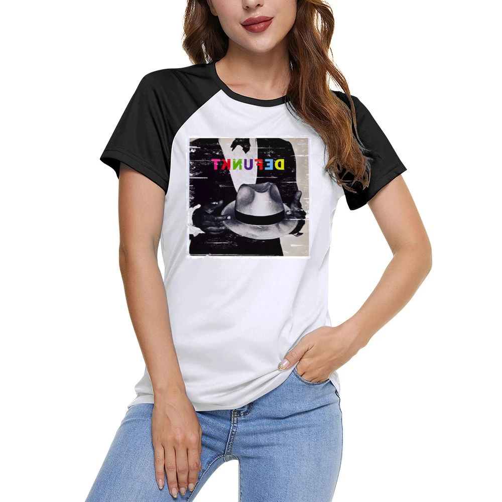 Defunkt Defunkt Album Cover Distressed Image Women Ladies Short Sleeve T-Shirt