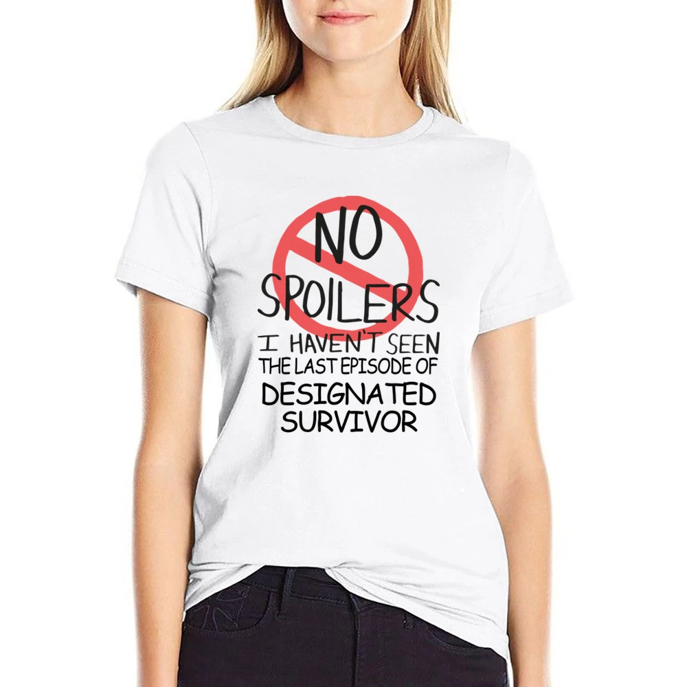 Designated Survivor No Spoilers Last Episode Tv Funny US Size Women Ladies T-shirt