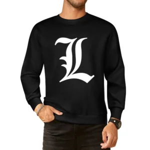 Detective L Death Note Anime Manga European Size Pullover Sweater