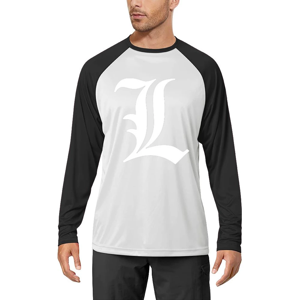 Detective L Death Note Anime Manga Men Long Sleeve T-Shirt