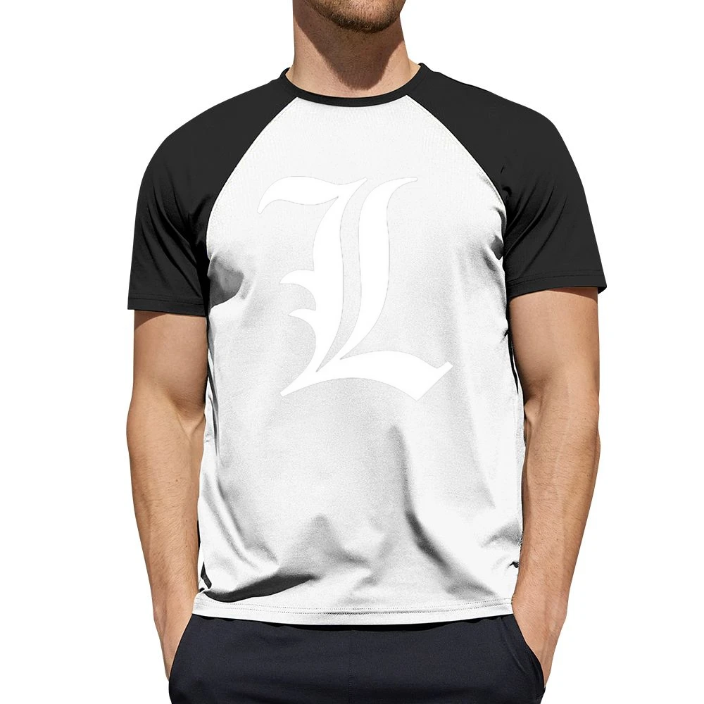 Detective L Death Note Anime Manga Men Short Sleeve T-Shirt