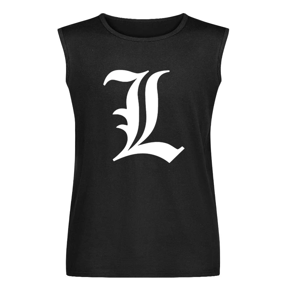 Detective L Death Note Anime Manga Men Sleeveless T-Shirt