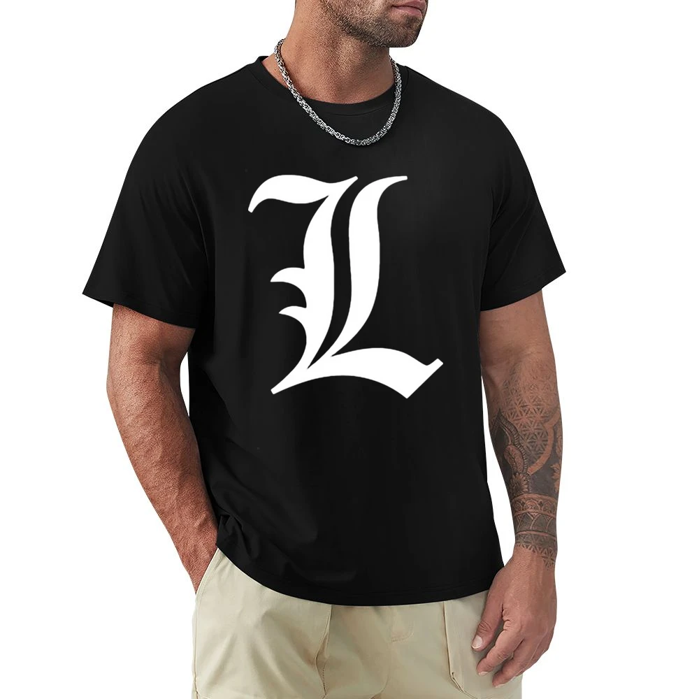 Detective L Death Note Anime Manga Premium Men T-shirt