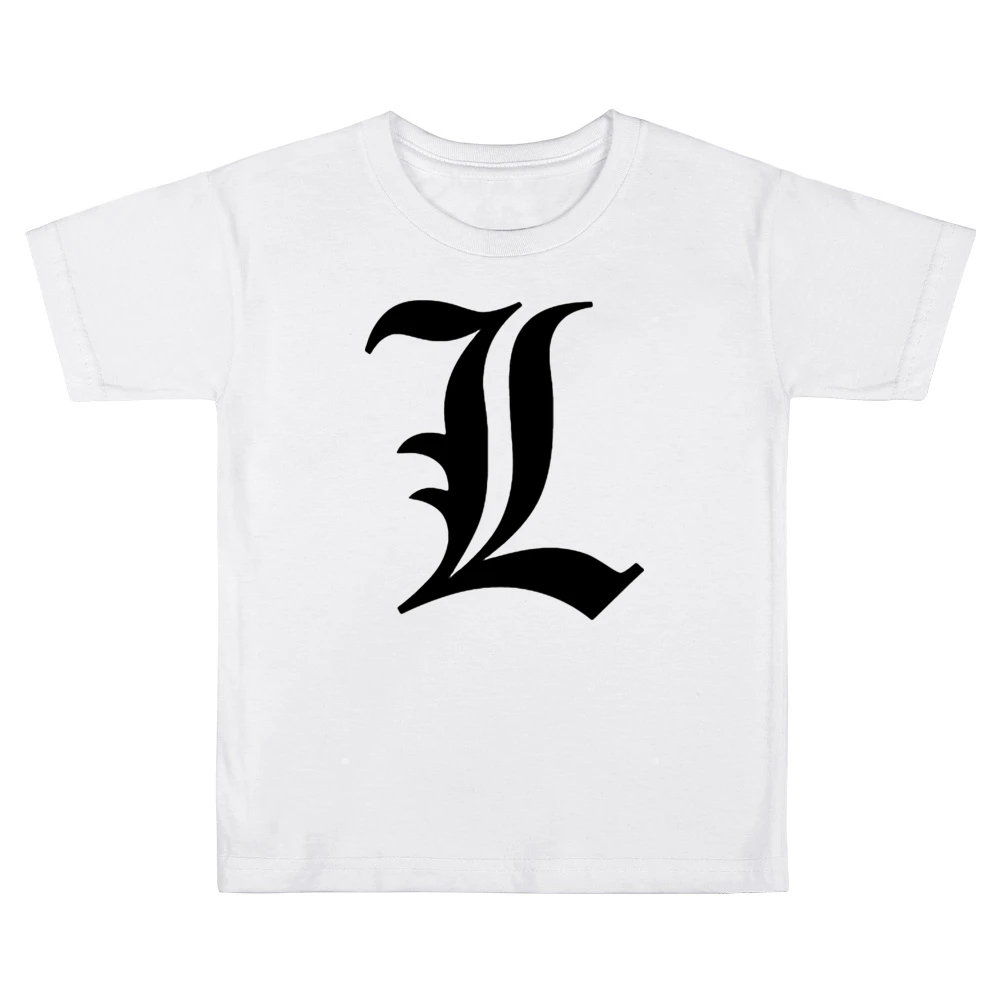 Detective L Death Note manga Kids Boys Girls T-Shirt