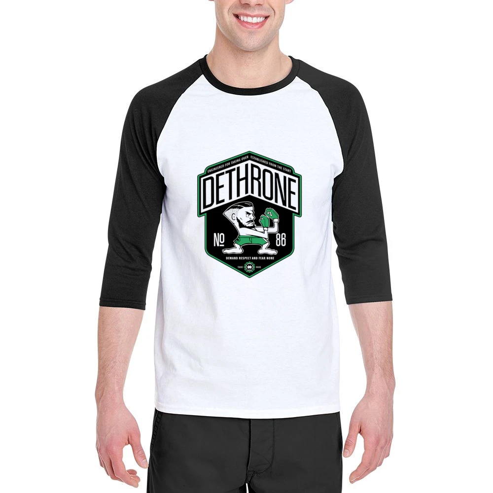 Dethrone Connor Mcgregor Tshirt (all Styles And Colors Available) Men 3/4 Sleeve T-Shirt