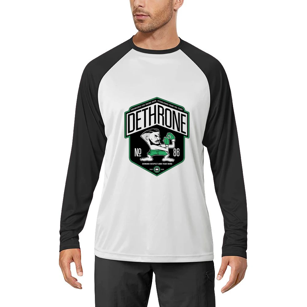 Dethrone Connor Mcgregor Tshirt (all Styles And Colors Available) Men Long Sleeve T-Shirt