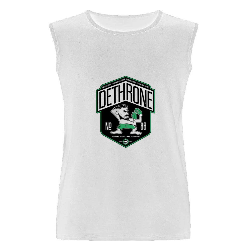 Dethrone Connor Mcgregor Tshirt (all Styles And Colors Available) Men Sleeveless T-Shirt
