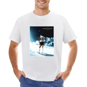 Diego Maradona Rip Adios Tribute Argentina Soccer Legend Light Blue T Asian Size Men T-Shirt