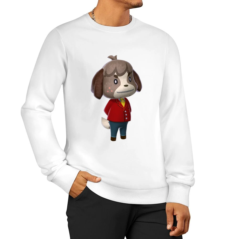 Digby From Animal Crossing Nintendo Character Video Game Men Pullover Sweatshirt
