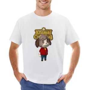 Digby From Animal Crossing Nintendo Video Game Fan Asian Size Men T-Shirt