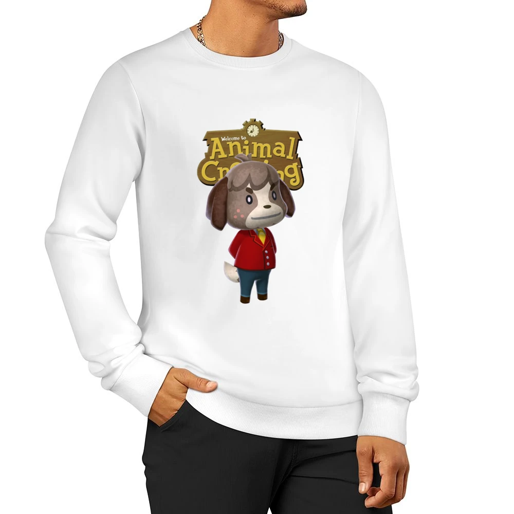 Digby From Animal Crossing Nintendo Video Game Fan Men Pullover Sweatshirt