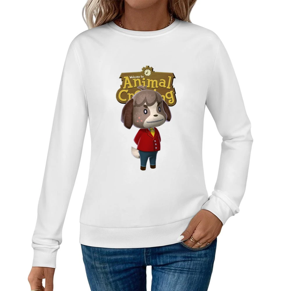 Digby From Animal Crossing Nintendo Video Game Fan Women Pullover Sweatshirt