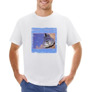 Dire Straits Brothers In Arms Album Cover Distressed Image Asian Size Men T-Shirt