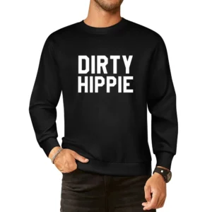 Dirty Hippie Fun Cool Funny Yoga Adventure Wanderlust Graphic European Size Pullover Sweater