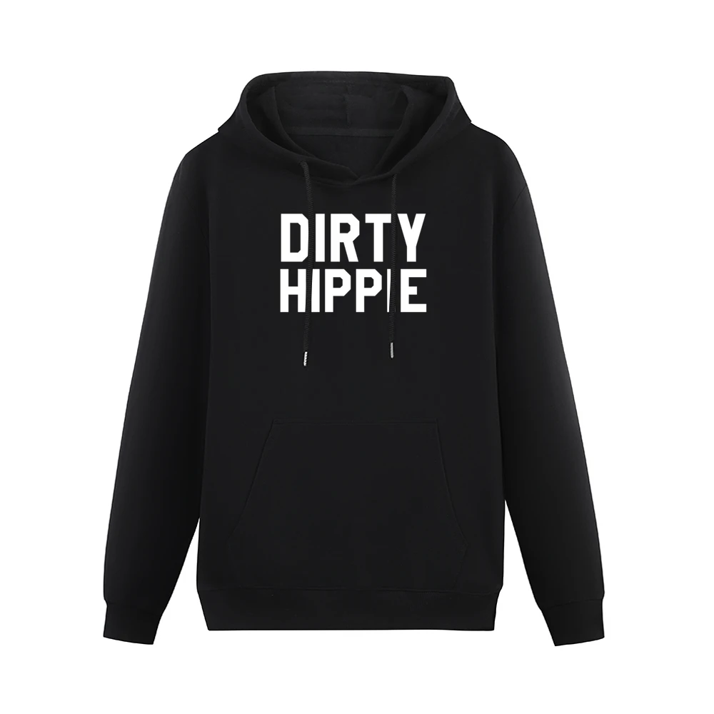 Dirty Hippie Fun Cool Funny Yoga Adventure Wanderlust Graphic Men Hoodie With Pocket