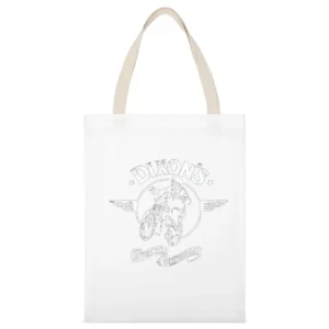 Dixons bike shop White Canvas Tote Shopping Bag