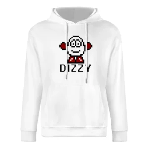 Dizzy Retro Video Game 80s European Size Men Hoodie