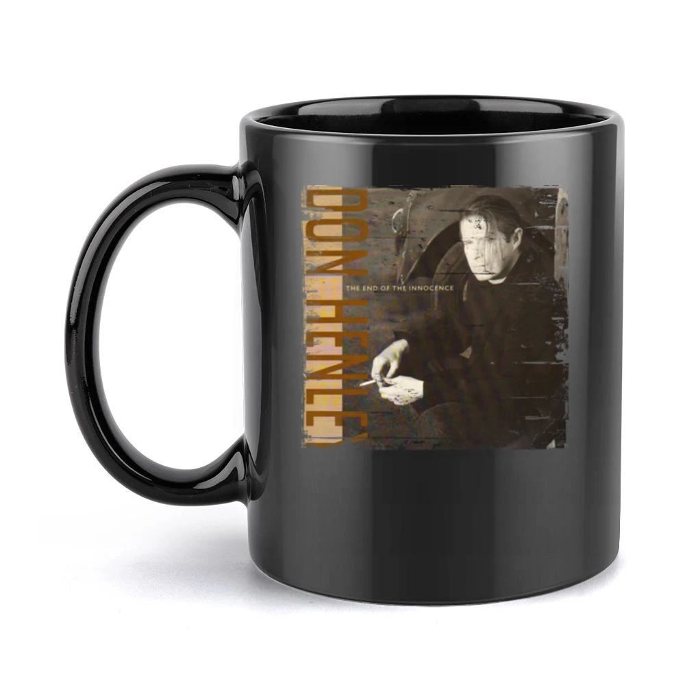 Don Henley The End Of Innocence Album Cover Distressed Image Black Mug