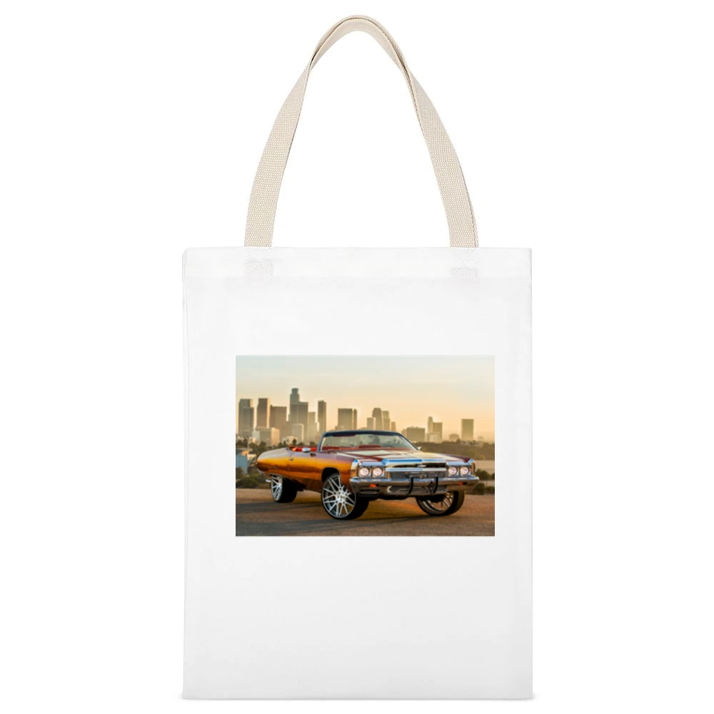 Donk City Tshirt White Canvas Tote Shopping Bag