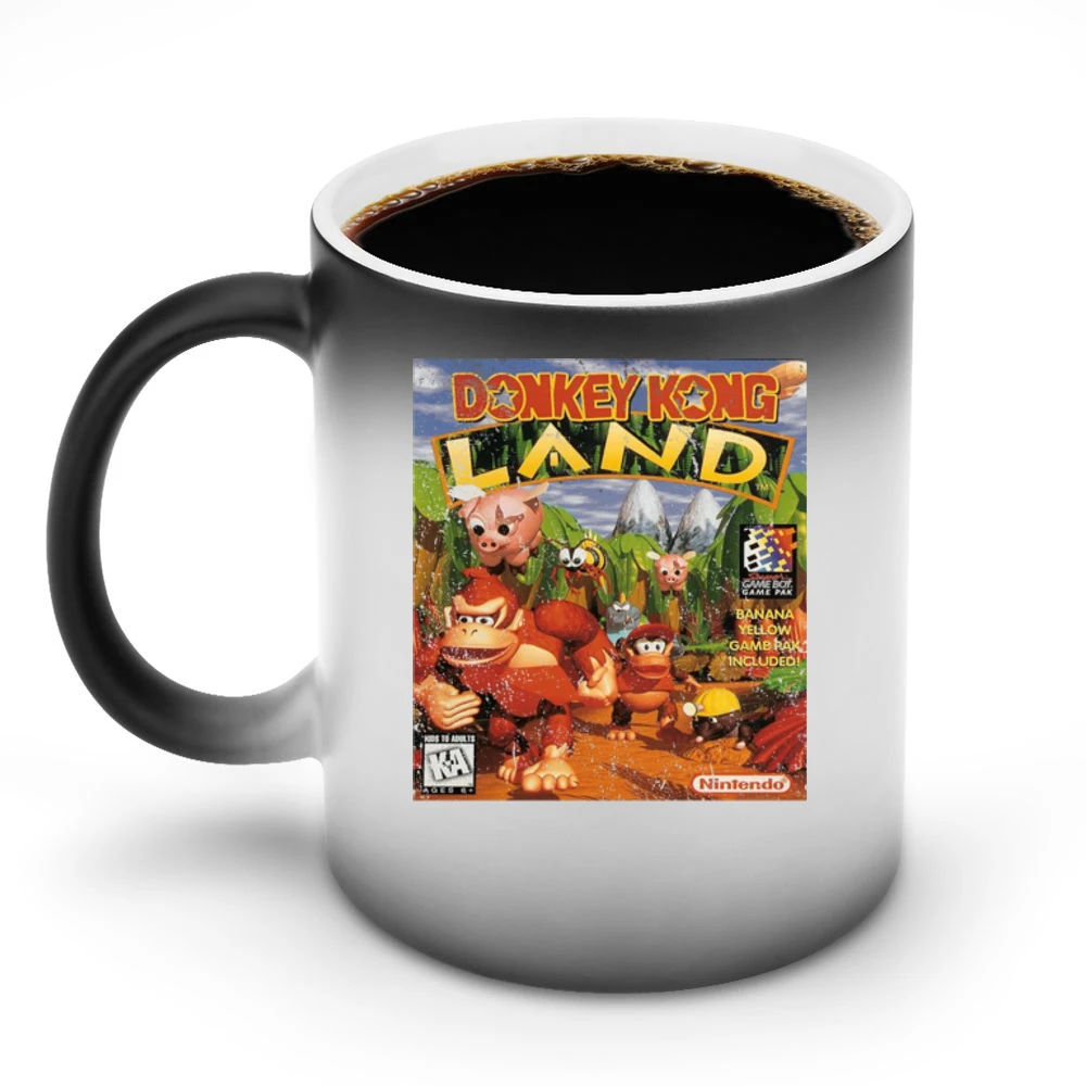 Donkey Kong Land Game Boy Nintendo Old School Retro Video Game Fan Dis Discoloration Mug
