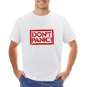Don't Panic Asian Size Men T-Shirt